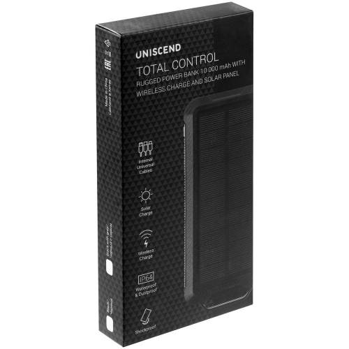 Аккумулятор защищенный Total Control 10000 мАч, черный с серым фото 10