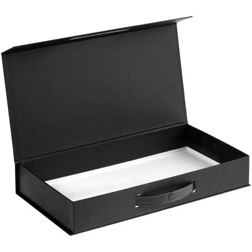 Коробка с ручкой Platt, черная фото 5