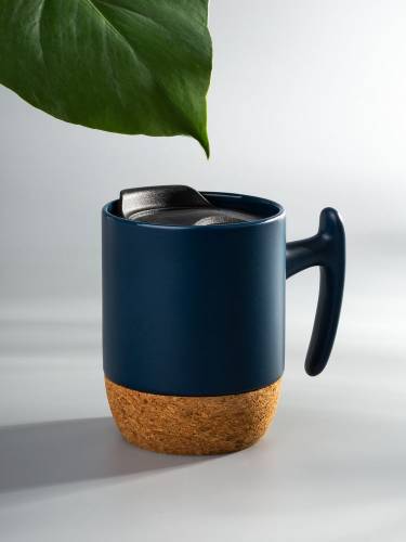 Кружка Corky Grip, синяя фото 6