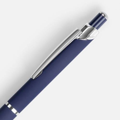 Ручка шариковая Chromos Soft Touch, синяя фото 4 Ручка шариковая Chromos Soft Touch, синяя фото 4