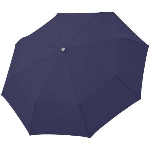 Зонт складной Carbonsteel Magic, темно-синий фото 2