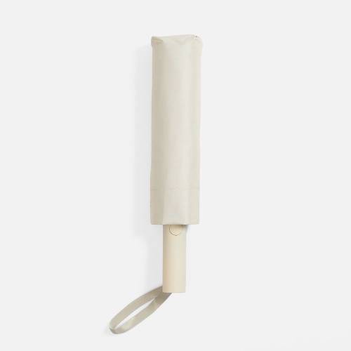 Зонт складной с УФ-защитой Ribstar, бежевый фото 6