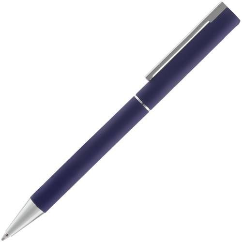 Ручка шариковая Blade Soft Touch, синяя фото 4