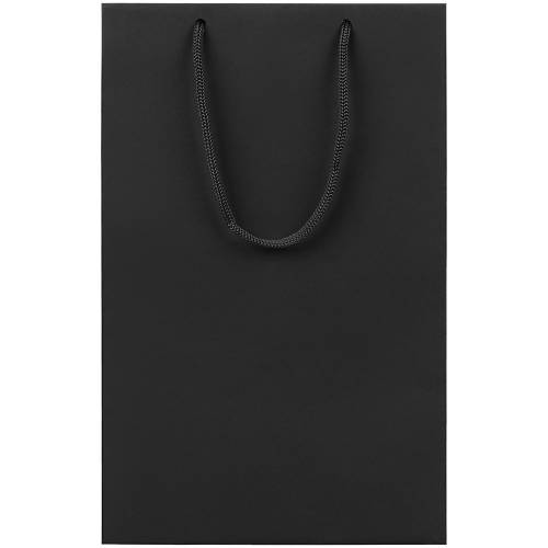Пакет бумажный Porta S, вертикальный, черный фото 3