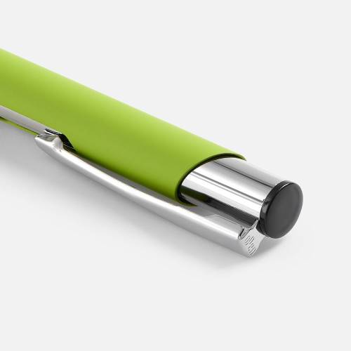 Ручка шариковая Keskus Soft Touch, зеленое яблоко фото 5