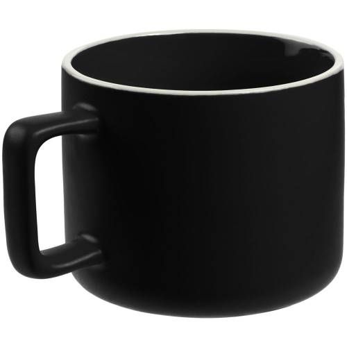 Чашка Fusion, черная фото 3