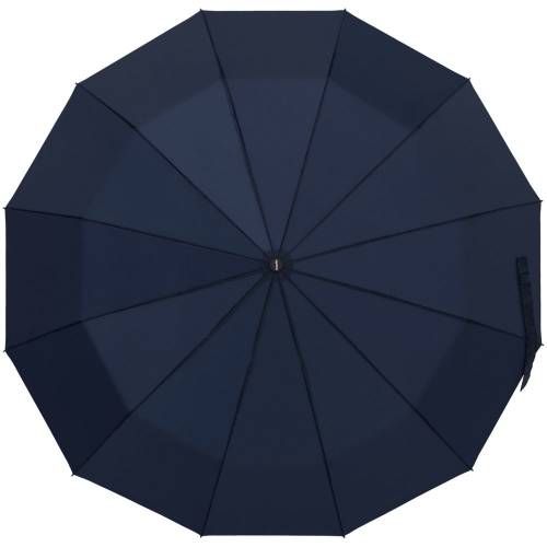 Зонт складной Fiber Magic Major, темно-синий фото 3