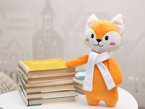 Мягкая игрушка Beastie Toys, лисенок с белым шарфом фото 5 Мягкая игрушка Beastie Toys, лисенок с белым шарфом фото 5