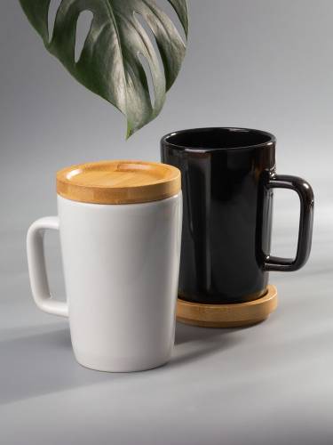 Кружка Vierra с крышкой-костером, белая фото 10