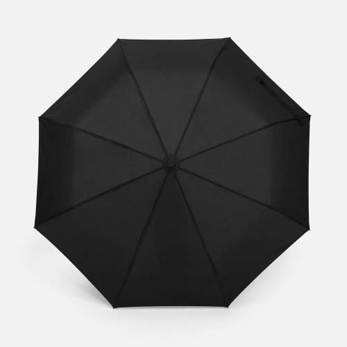 Зонт складной Hooklook, черный фото 3