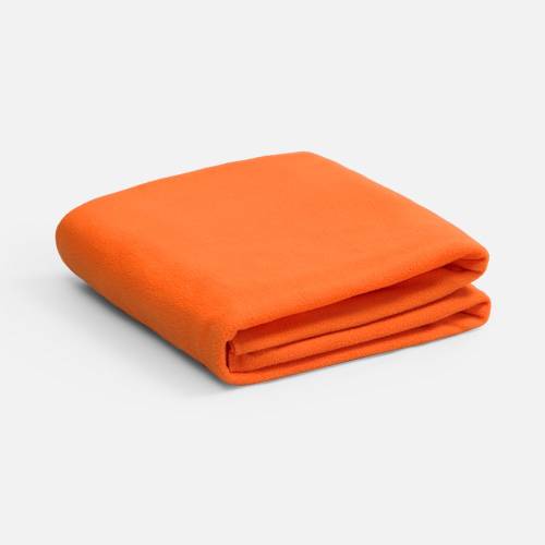 Флисовый плед Warm&Peace, оранжевый фото 2 Флисовый плед Warm&Peace, оранжевый фото 2