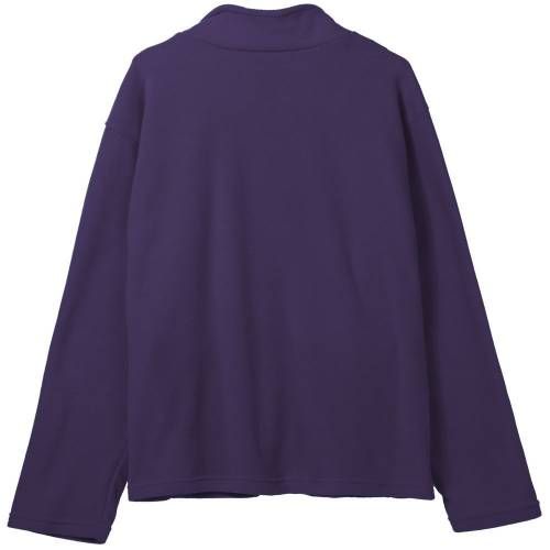 Куртка флисовая унисекс Manakin, фиолетовая фото 3