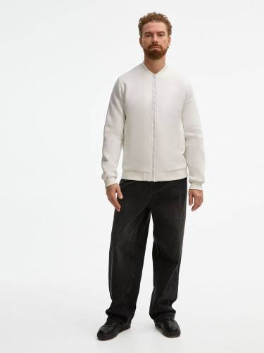 Бомбер унисекс Estado, молочно-белый фото 19 Бомбер унисекс Estado, молочно-белый фото 19