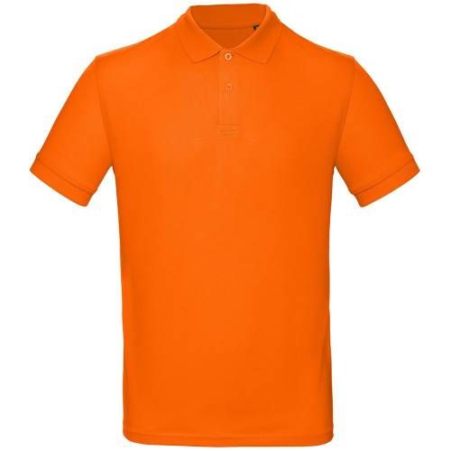 Рубашка поло мужская Inspire, оранжевая фото 2