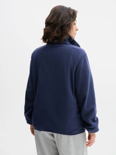 Куртка флисовая унисекс Ben Mac, темно-синяя фото 13