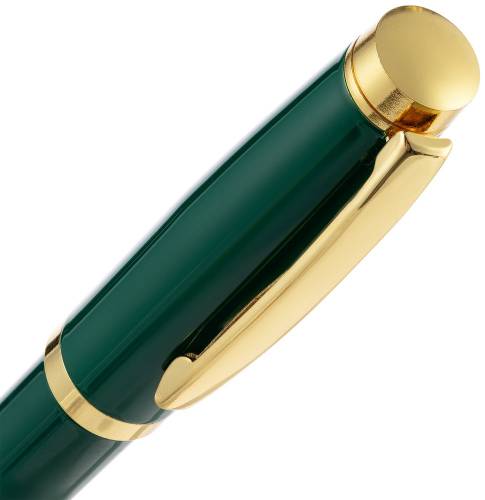 Ручка шариковая Letra Gold, глянцевая, темно-зеленая фото 5