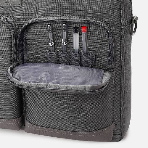 Сумка для ноутбука L255, темно-серая фото 14 Сумка для ноутбука L255, темно-серая фото 14