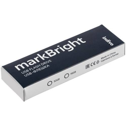 Флешка markBright с белой подсветкой, 16 Гб фото 10