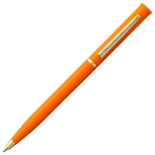 Ручка шариковая Euro Gold, оранжевая фото 4