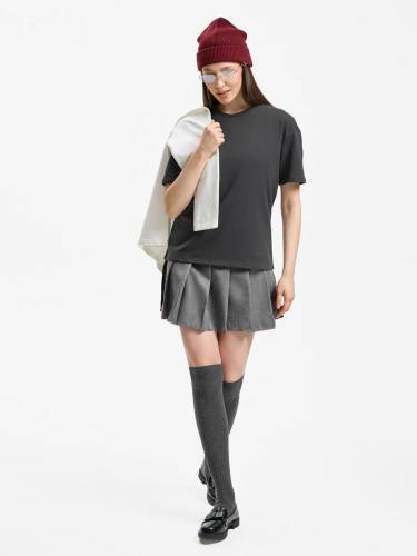 Футболка унисекс Durington, темно-серая (графит) фото 12