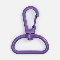 Застежка-карабин Snap Hook, L, фиолетовая