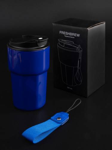 Термостакан Freshbrew, синий фото 10