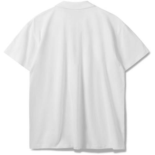 Рубашка поло мужская Summer 170, белая фото 3