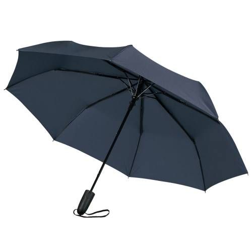 Складной зонт Magic с проявляющимся рисунком, темно-синий фото 4