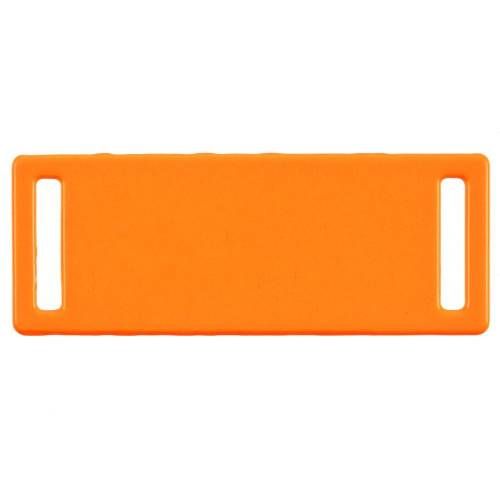 Шильдик металлический Kova, оранжевый неон фото 2