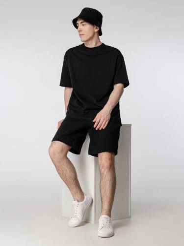 Футболка оверсайз мужская Boxy Men, темно-серая (графит) фото 8