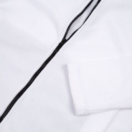 Куртка флисовая унисекс Manakin, белая фото 4