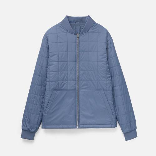 Куртка унисекс Warmbridge, синяя (джинс)