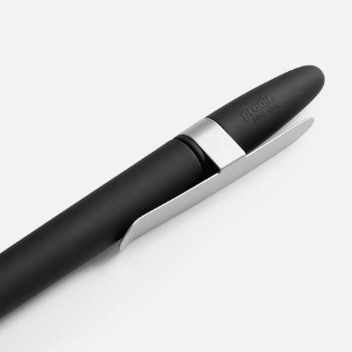 Ручка шариковая Prodir DS5 TSR Metal Clip, черная фото 6