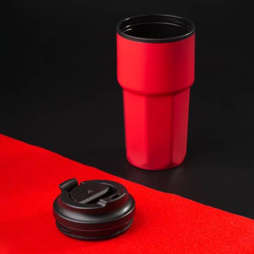 Термостакан Presa, красный фото 8