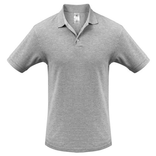 Рубашка поло Heavymill серый меланж фото 2