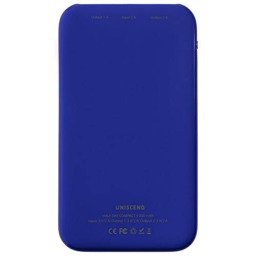 Внешний аккумулятор Uniscend Half Day Compact 5000 мAч, синий фото 4