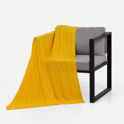 Плед Remitti, желтый фото 3