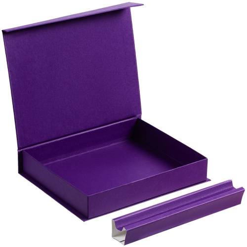 Коробка Duo под ежедневник и ручку, фиолетовая фото 4