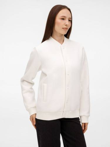 Бомбер унисекс AtmosWear, молочно-белый фото 2