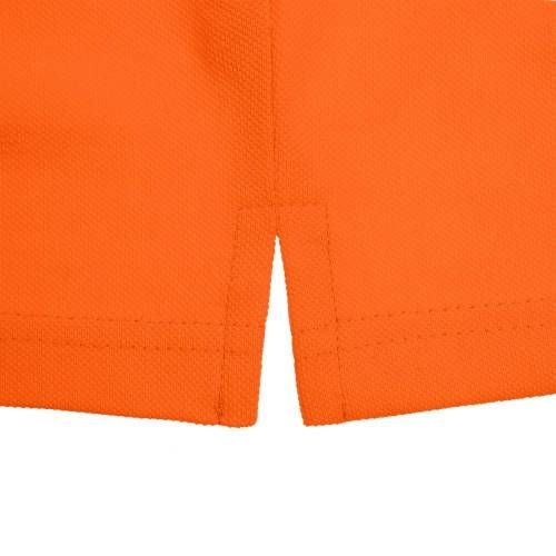 Рубашка поло мужская Virma Light, оранжевая фото 5
