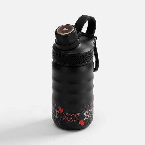 Термобутылка Fujisan 2.0, черная фото 16