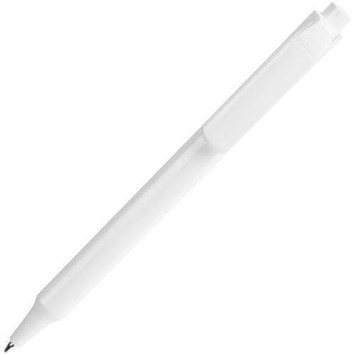 Ручка шариковая Pigra P04 Polished, белая фото 3