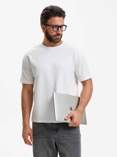 Футболка унисекс Durington, белая фото 5