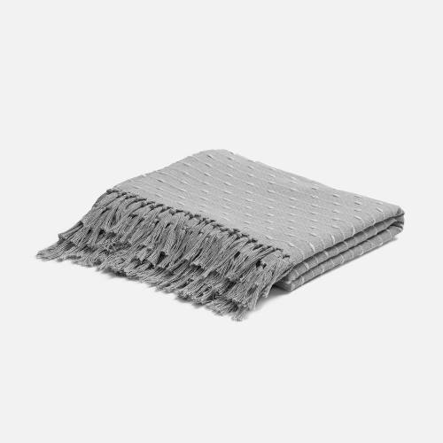 Плед Shimla, серый фото 3 Плед Shimla, серый фото 3