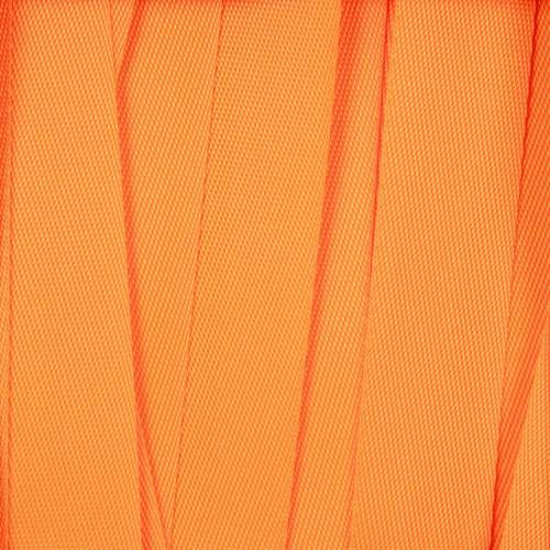 Стропа текстильная Fune 25 S, оранжевый неон, 20 см фото 2