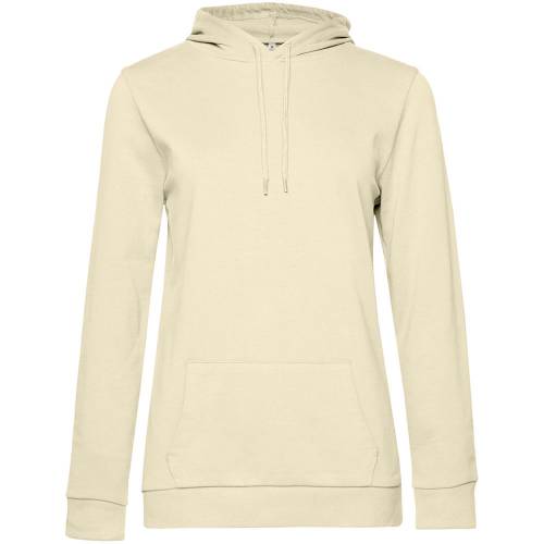 Толстовка с капюшоном женская Hoodie, светло-желтая фото 2