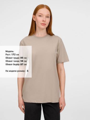 Футболка унисекс Legend, серо-бежевая фото 9