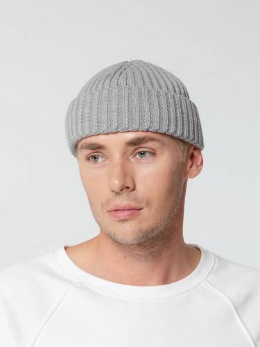 Шапка Hipsta, серебрито-серый меланж фото 6 Шапка Hipsta, серебрито-серый меланж фото 6