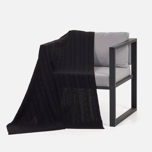 Плед Remitti, черный фото 3