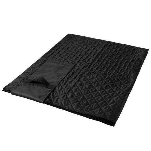 Плед для пикника Comfy, черный фото 3
